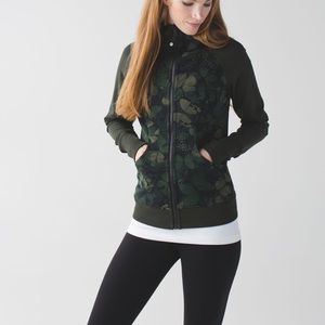 Lululemon green butterfly scuba hoodie